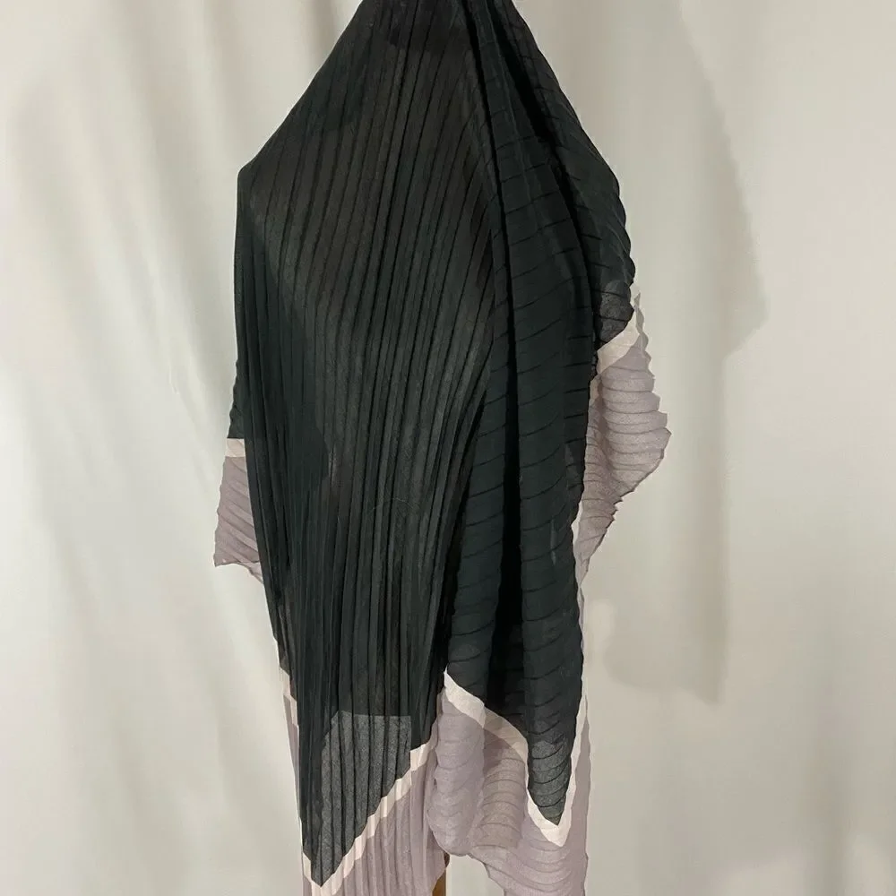 NWT Echo Black and Purple Scarf